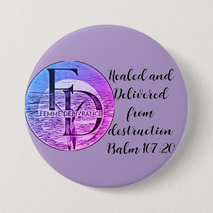 Femme Delivrance Button