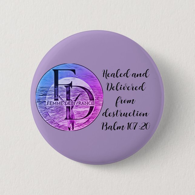 Femme Delivrance Button (Vorderseite)
