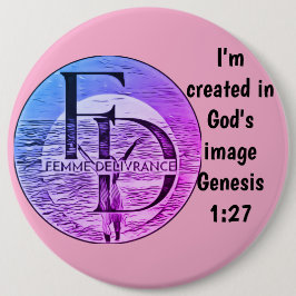 Femme Delivrance Knopf Button