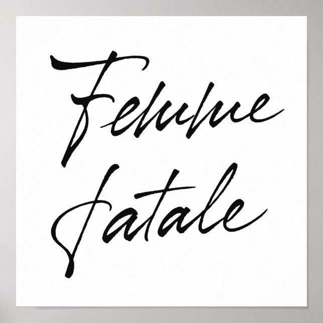 Femme Fatale Poster (Vorne)