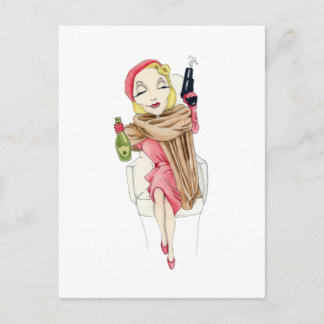 Femme Fatale Postkarte