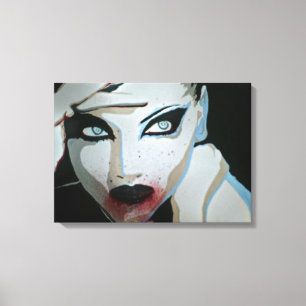 'Femme Fatale' Stretched Canvas Print Leinwanddruck