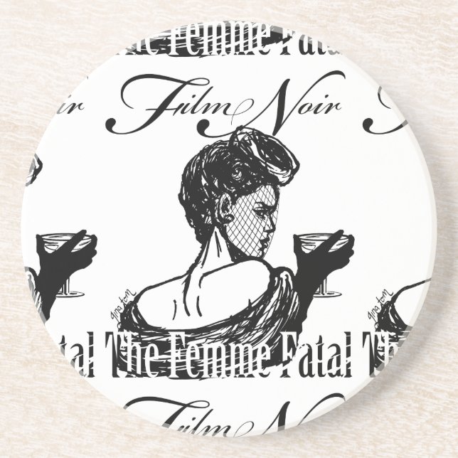 Femme Fatale Untersetzer (Vorne)
