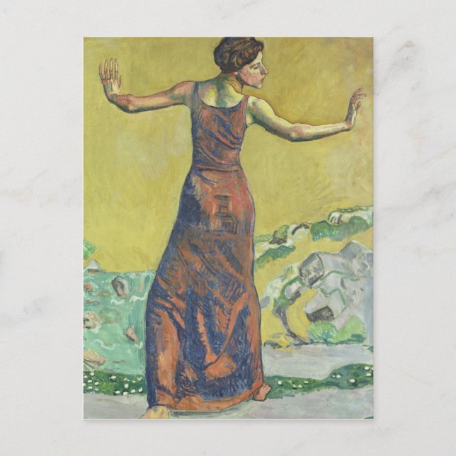 Femme Joyeuse Postkarte (Vorderseite)