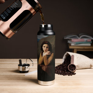 Femme Mignonne von Bouguereau oder auch Junge Frau Trinkflasche