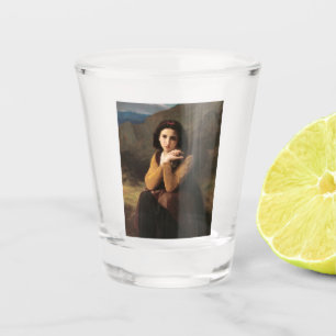 Femme Mignonne von Bouguereau Schnapsglas