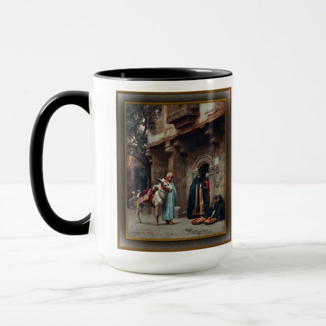 Femmes Arabes Devant Une Porte Tasse (Links)