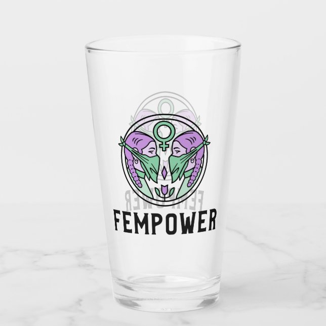 Fempower Glas (Vorderseite)