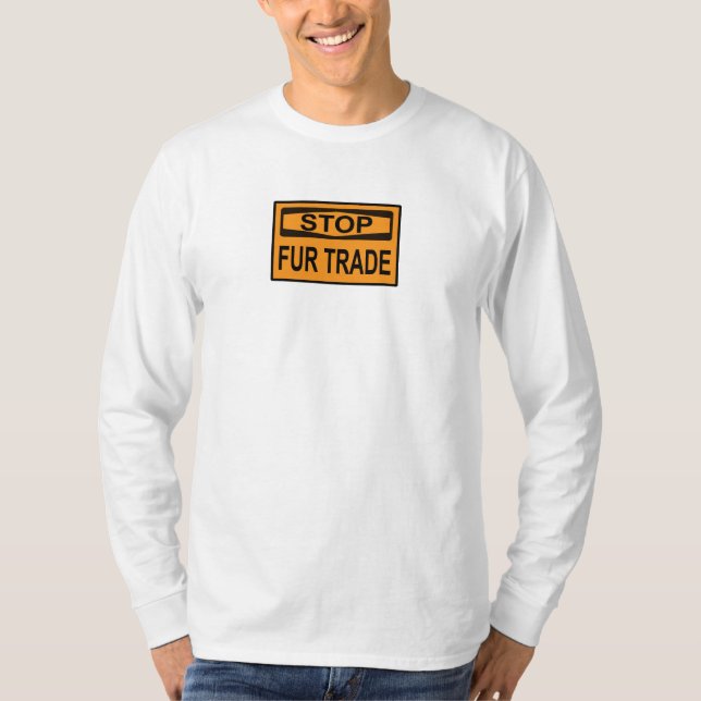 Femshandel unterbrechen Zeichen Orange T-Shirt (Vorderseite)