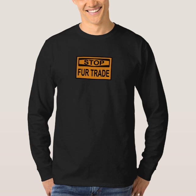 Femshandel unterbrechen Zeichen Orange T-Shirt (Vorderseite)