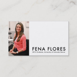 Fena Flores: Studienabschluss Telefonnummerkarte