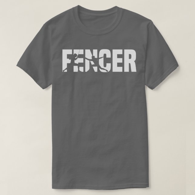 Fencer white T-Shirt (Design vorne)