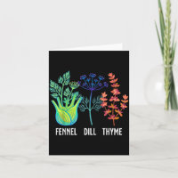 Fenchel Dill Thym Botanisches Kraut Mutter Kochen