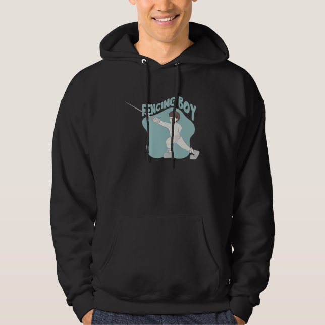 Fencing Boy Fencing Club Hoodie (Vorderseite)