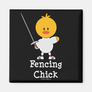 Fencing Chick Magnet