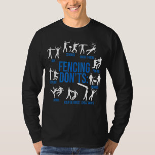 Fencing Dont S Fencer Fencing T-Shirt