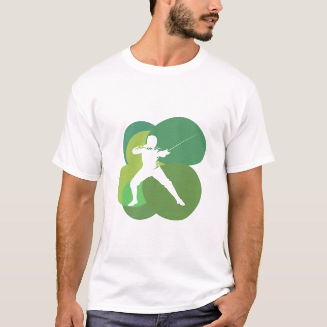 Fencing Epee Fencer T-Shirt (Vorderseite)