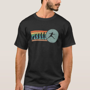 Fencing Evolution Vintag Sword Fighting Retro Fen T-Shirt