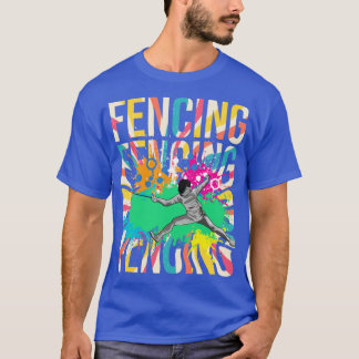 Fencing Fencing Colority T-Shirt