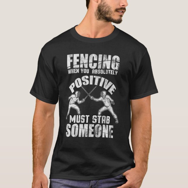 Fencing for Men Rapier Coach Boys Frauen Ideen 2 T-Shirt (Vorderseite)