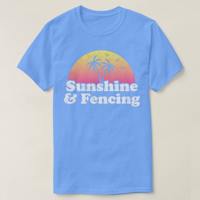 Fencing-Geschenk T-Shirt (Design vorne)