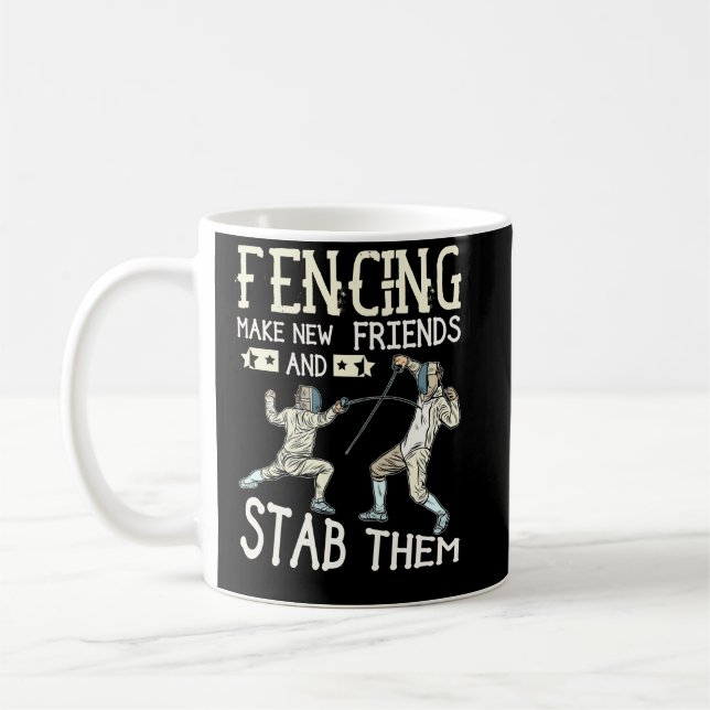 Fencing macht neue Freunde und erstickt sie zu Ges Kaffeetasse (Links)