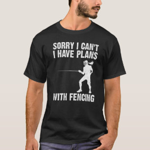 Fencing Men Women Fencer Sword Sports 3 T-Shirt