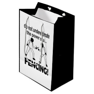 Fencing Sport Game Fencing Mittlere Geschenktüte