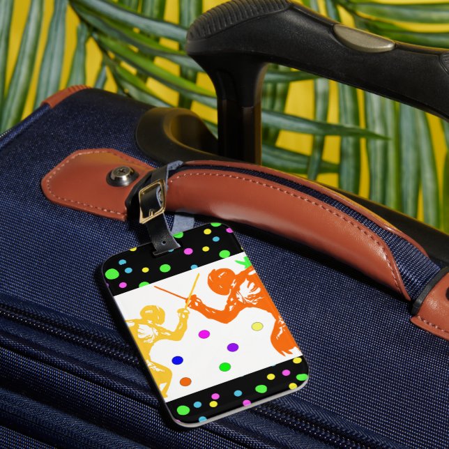 Fencing Sport Gepäckanhänger (Vorderseite Insitu 1)