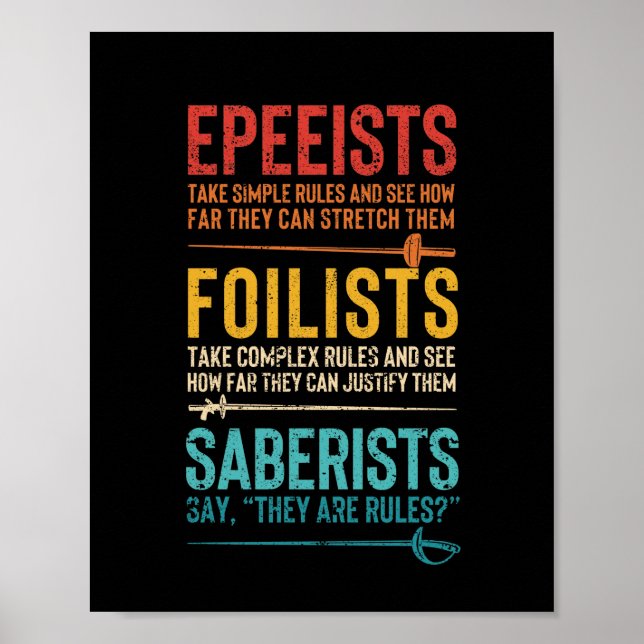 Fencing witzige Episode Poster (Vorne)