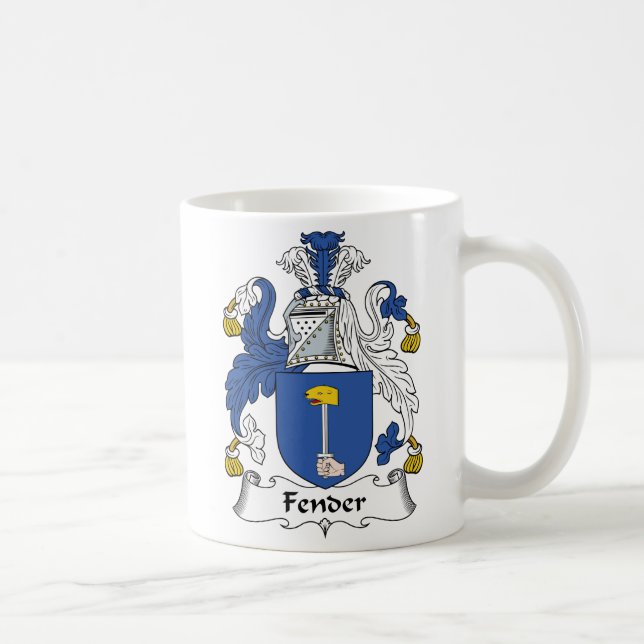 Fender-Familienwappen Kaffeetasse (Rechts)