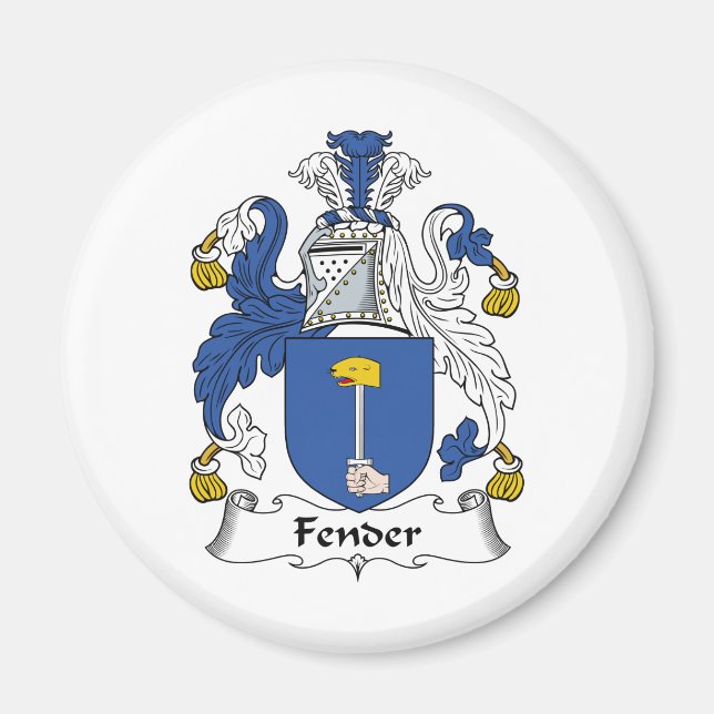 Fender-Familienwappen Magnet (Vorne)