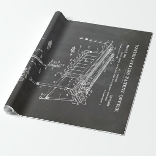 Fender-Stahlgitarrenpatent - Süßes Geschenk für Gi Geschenkpapier