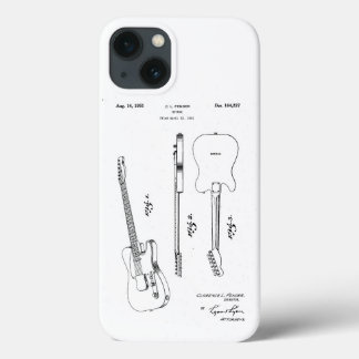 Fender Telekaster Gitarre Vintag Patent Case-Mate iPhone Hülle