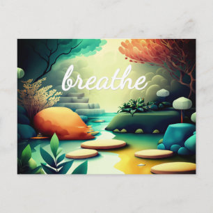 Feng Shui Gesetz der Attraktivität der Abundance A Postkarte