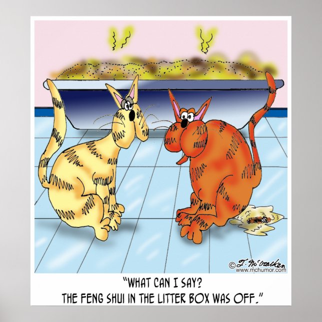 Feng Shui in der Litterbox ist aus Poster (Vorne)
