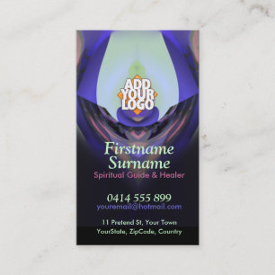 Feng Shui Lily New Age mit Logo Business Cards Visitenkarte