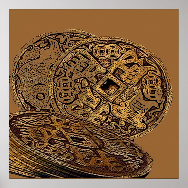 FENG SHUI WOALTH COINS POSTER (Vorne)