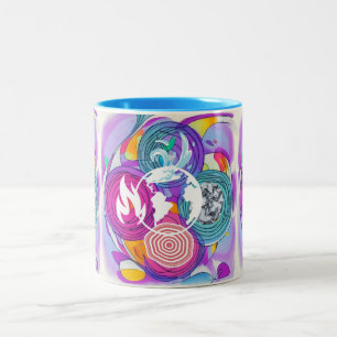 Feng Shui Zweifarbige Tasse