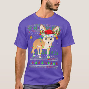 Fennec Fo Animal Lover Xmas Santa Fennec Fo Ugly C T-Shirt