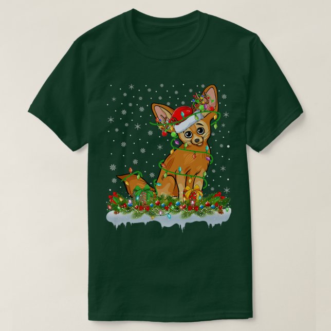 Fennec Fo Lover Matching Xmas Lighting Fennec Fo C T-Shirt (Design vorne)