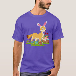 Fennec Fo Ostereier Jagd Bunny Fennec Fest Este T-Shirt