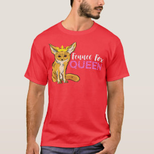Fennec Fo Queen Crown Fennec Fennec Fennec Lover A T-Shirt