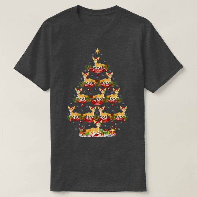 Fennec Fo Xmas Tree Lighting Fennec T-Shirt (Design vorne)