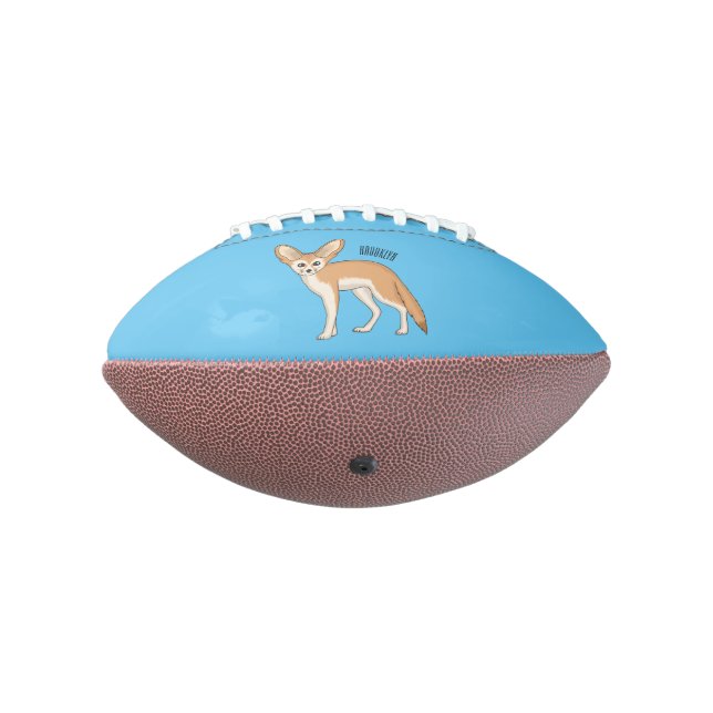 Fennec fox Cartoon Illustration Football (Gedreht 270)