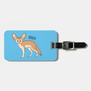 Fennec fox Cartoon Illustration Gepäckanhänger