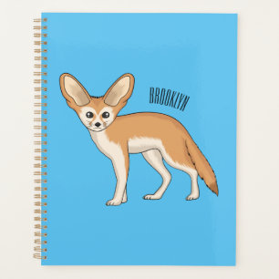 Fennec fox Cartoon Illustration Planer
