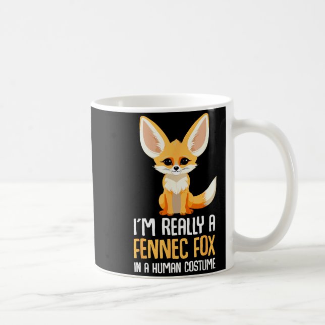 Fennec Fox Costume Girls Fox  Kaffeetasse (Rechts)
