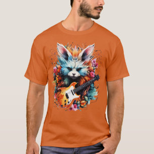 Fennec Fox Gitarre spielen T-Shirt