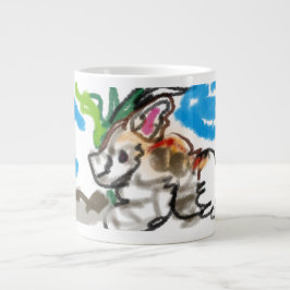 Fennec fox niedlich Jumbo-Tasse